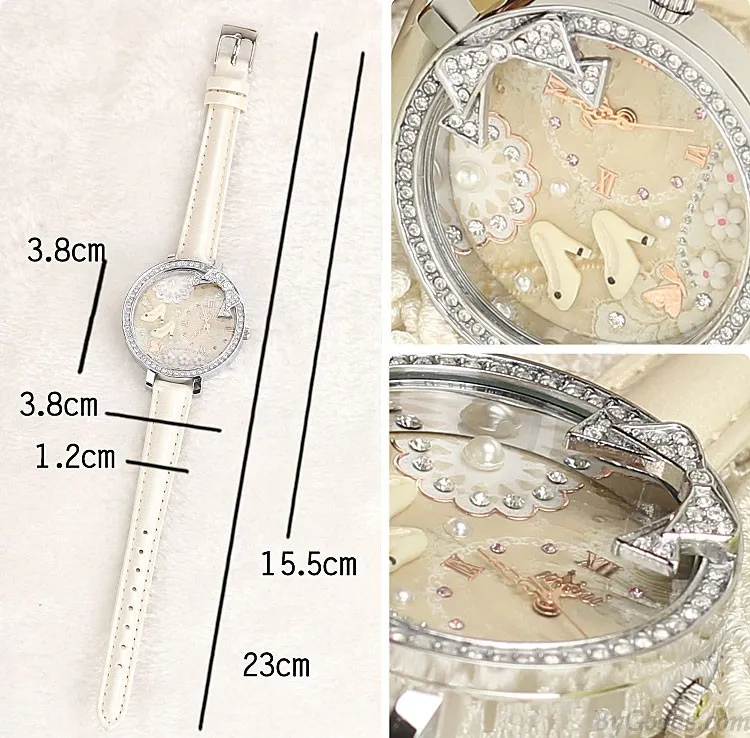Cartoon Cute Princess living Fimo watch