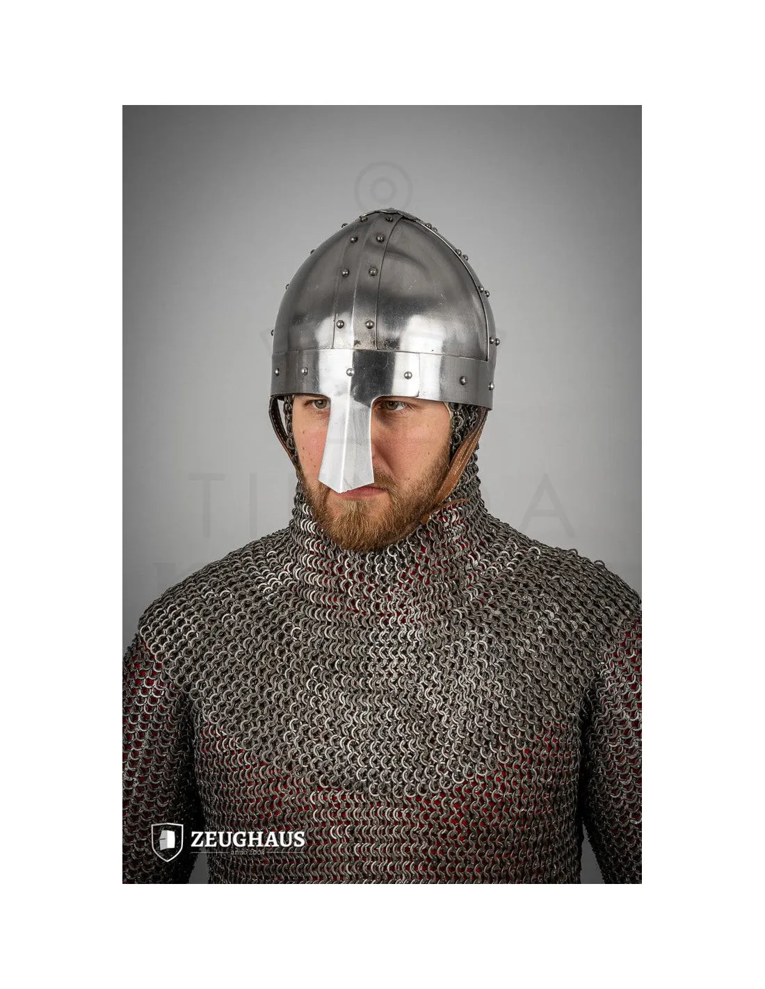 Casco Vikingo Spangenhelm, acero pulido (1,6 mm.)