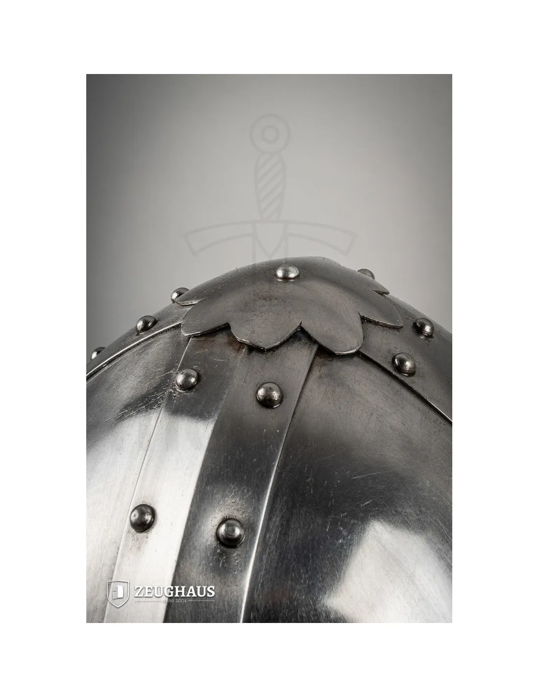 Casco Vikingo Spangenhelm, acero pulido (1,6 mm.)
