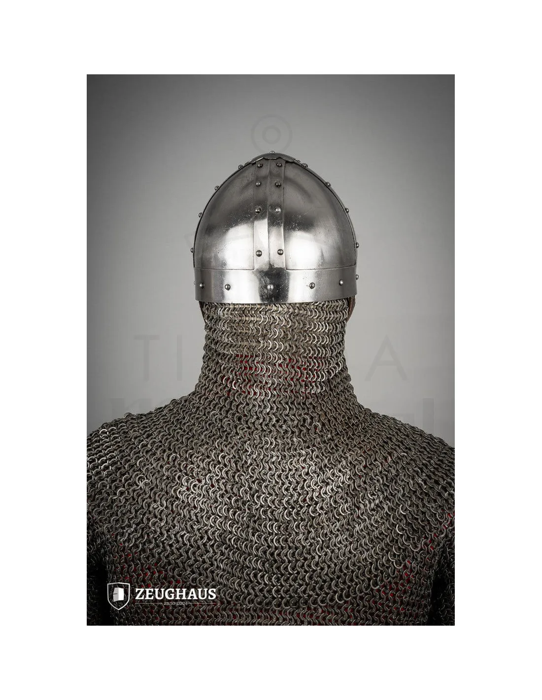 Casco Vikingo Spangenhelm, acero pulido (1,6 mm.)