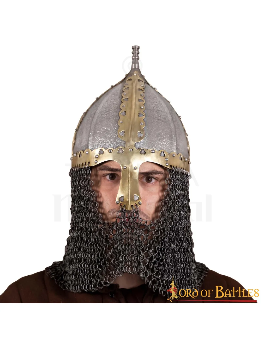Casco vikingo Varangian Rus Eslavo del siglo X
