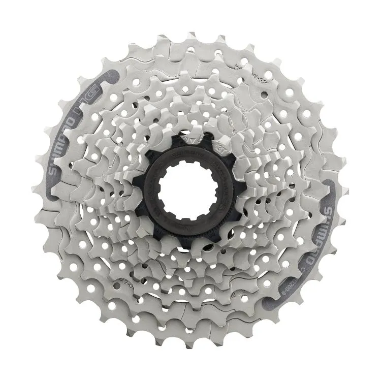 Cassette de piñones MTB Plata de 9 velocidades Shimano Altus