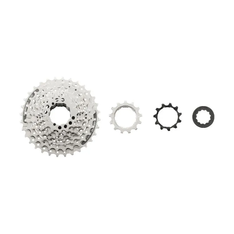 Cassette de piñones MTB Plata de 9 velocidades Shimano Altus