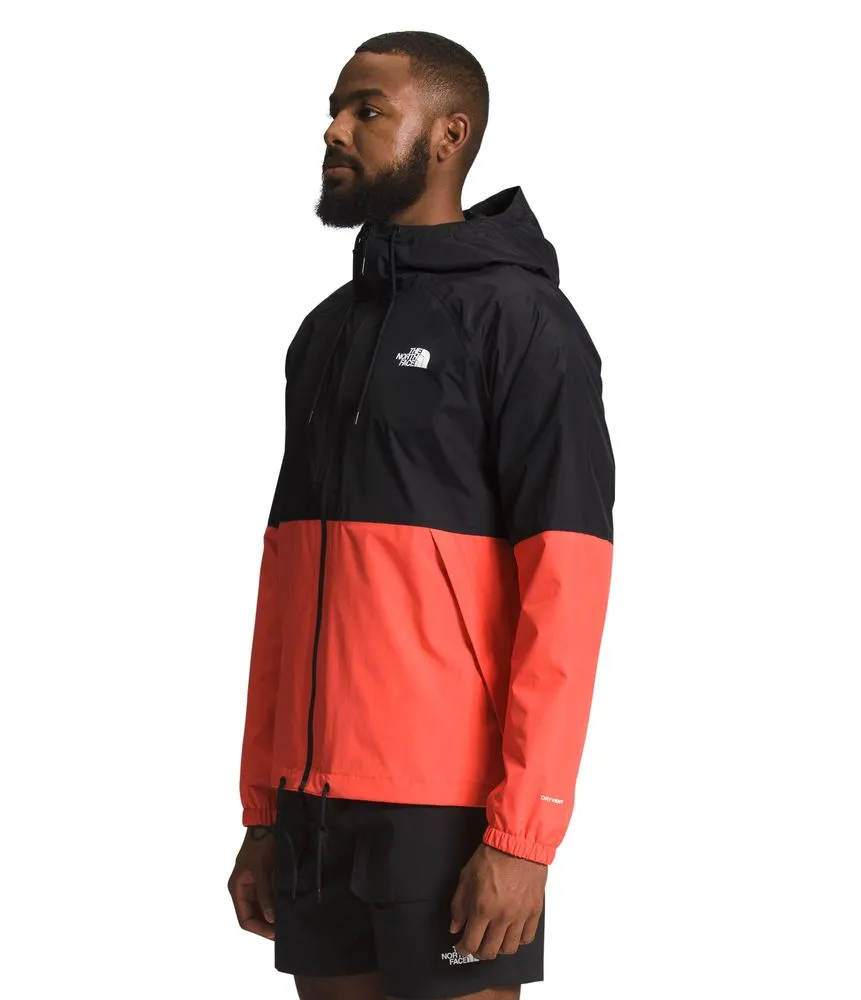 Chaqueta Antora Rain Hoodie Negra/Naranja Hombre The North Face