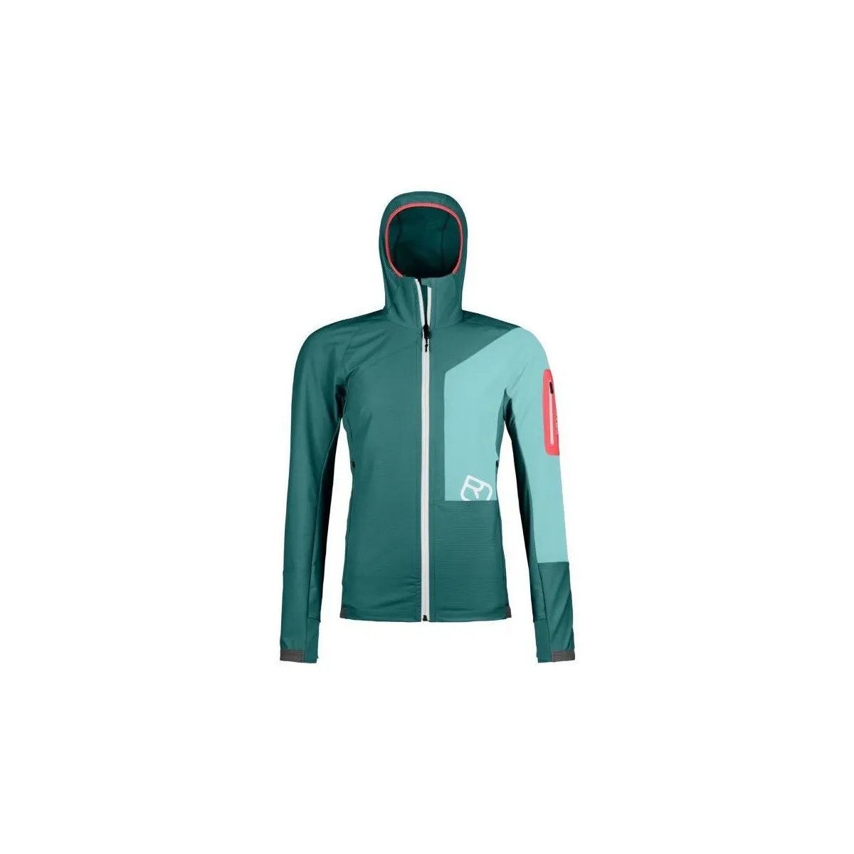 Chaqueta Berrino Hoodie Mujer Pacific Green
