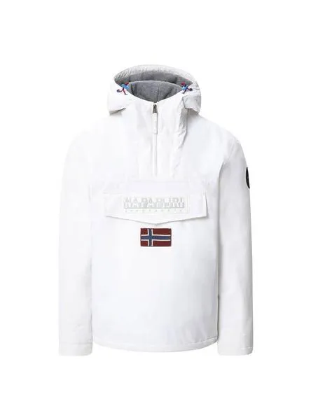 chaqueta napapijri rainforest blanco hombre