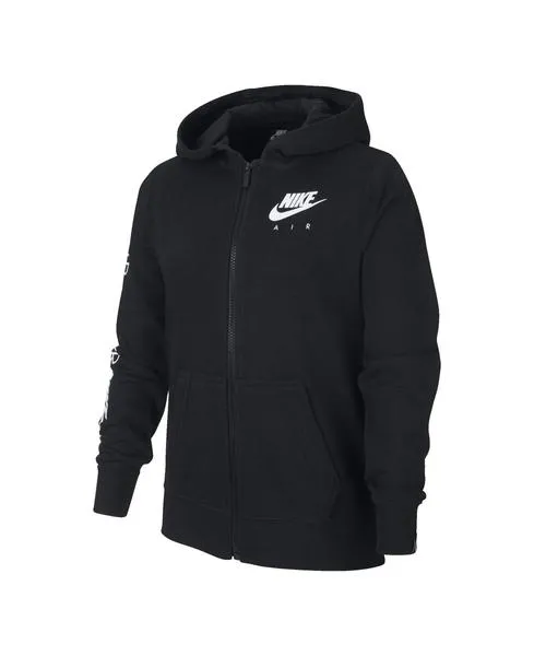 chaqueta nike air negra niño