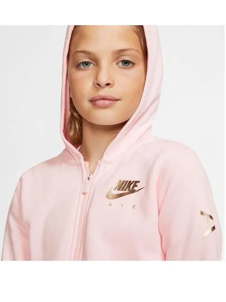 chaqueta nike air rosa niña