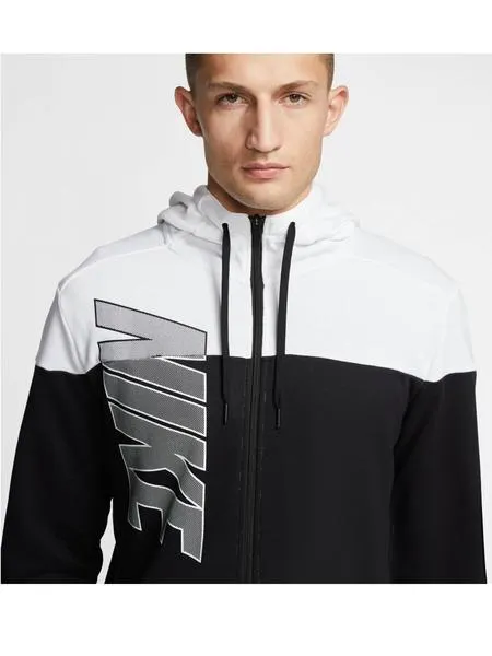 chaqueta nike blanco/negro hombre