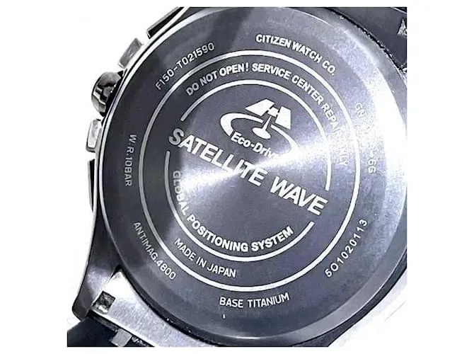 CITIZENS OF HUMANITY RELOJ SOLAR RADIO CITIZEN ATTESA F150T021590 CON ESFERA NEGRA 