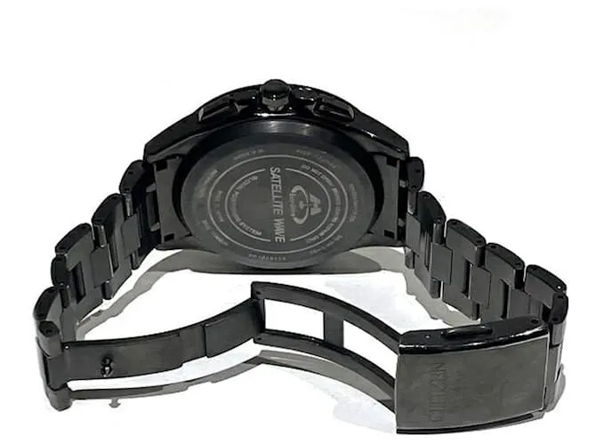 CITIZENS OF HUMANITY RELOJ SOLAR RADIO CITIZEN ATTESA F150T021590 CON ESFERA NEGRA 