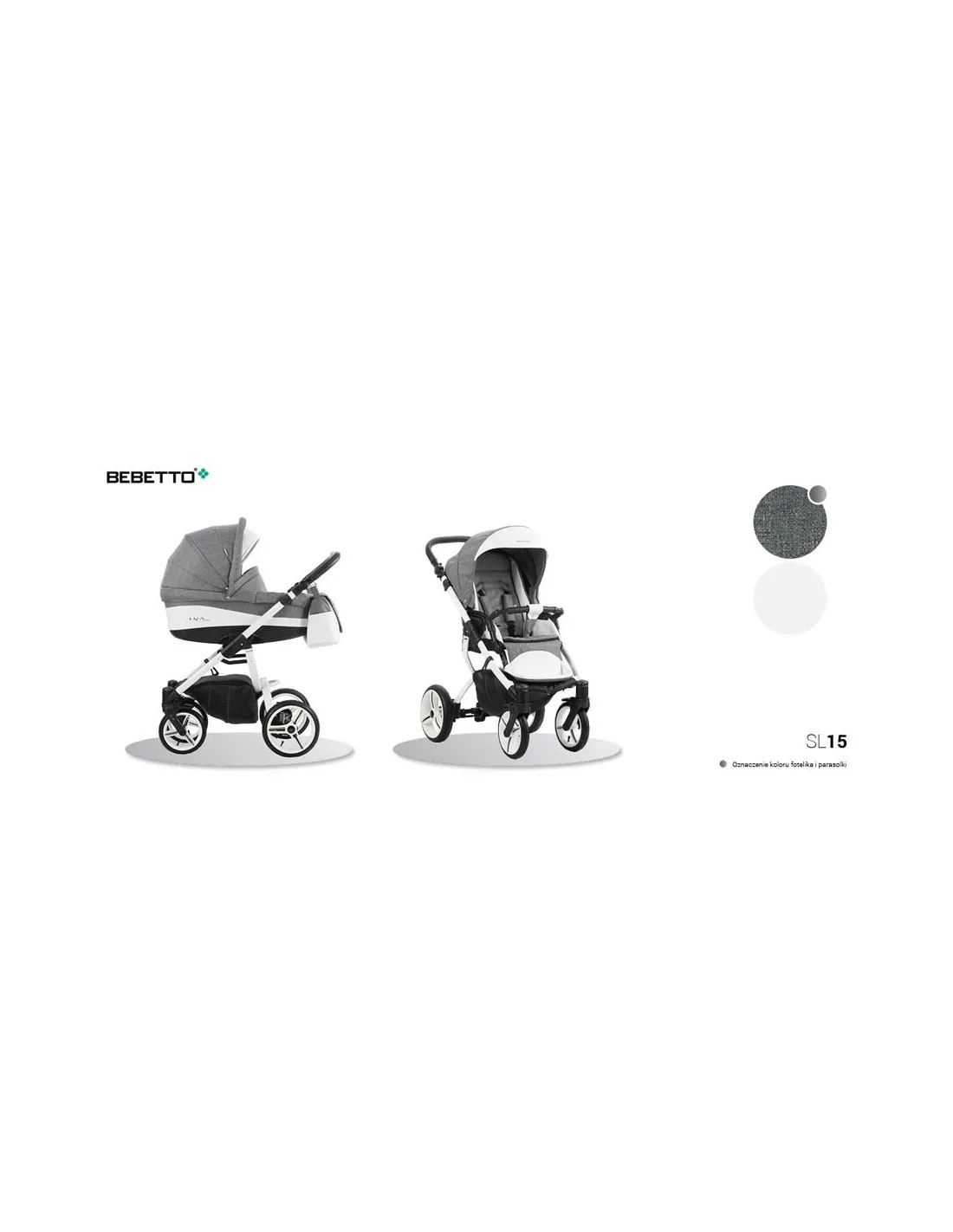Coche de bebé duo Luca de Bebetto