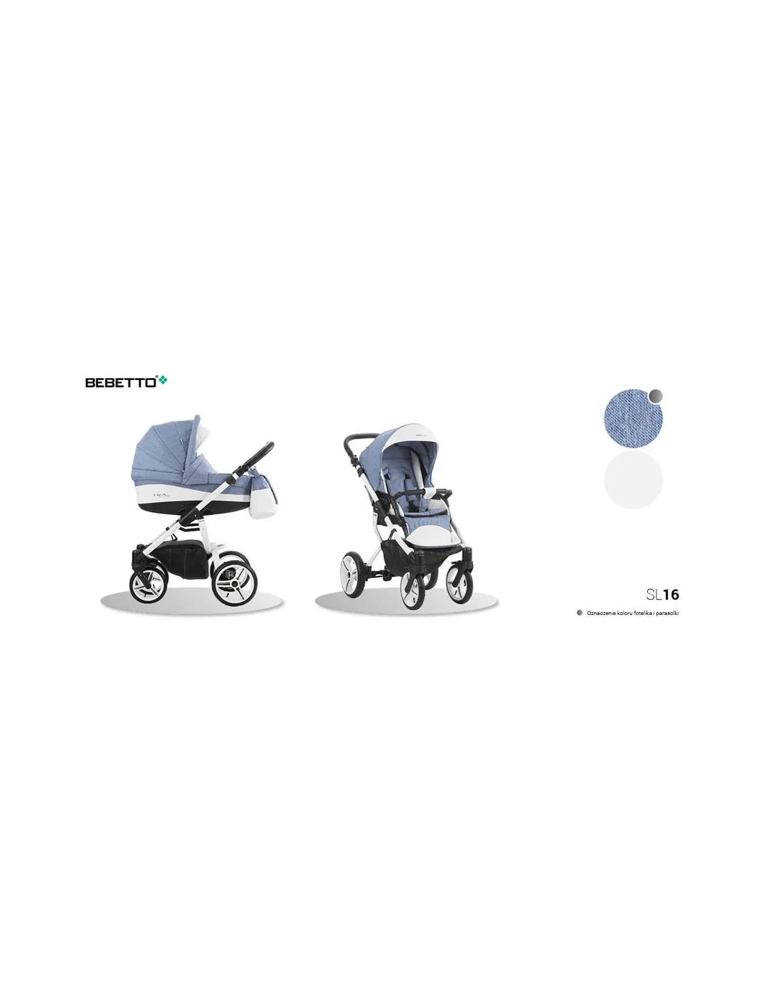 Coche de bebé duo Luca de Bebetto