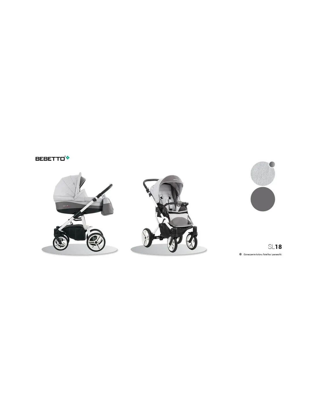 Coche de bebé duo Luca de Bebetto