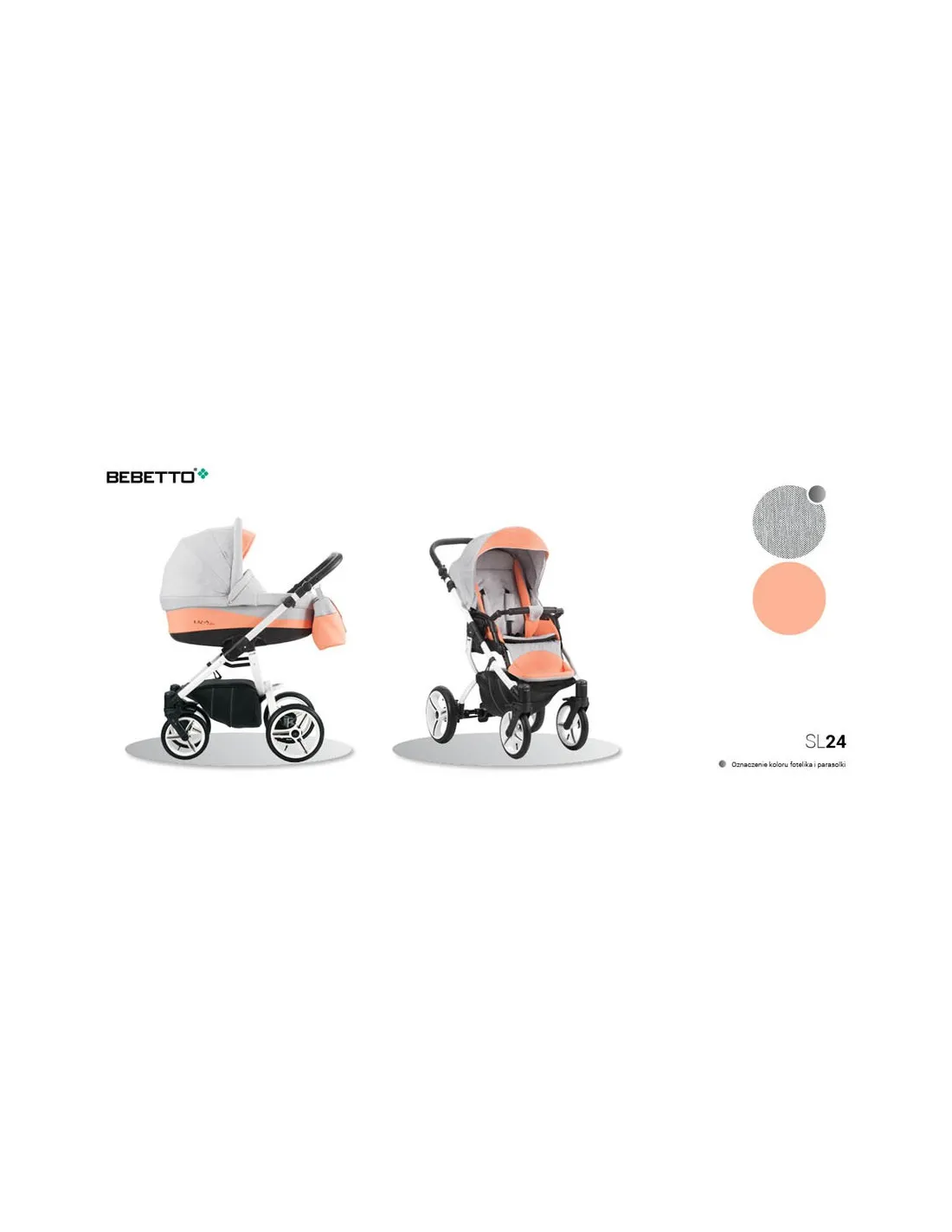Coche de bebé duo Luca de Bebetto