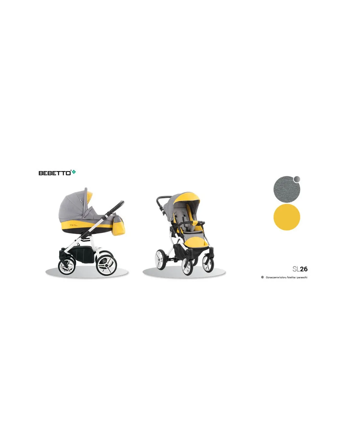 Coche de bebé duo Luca de Bebetto