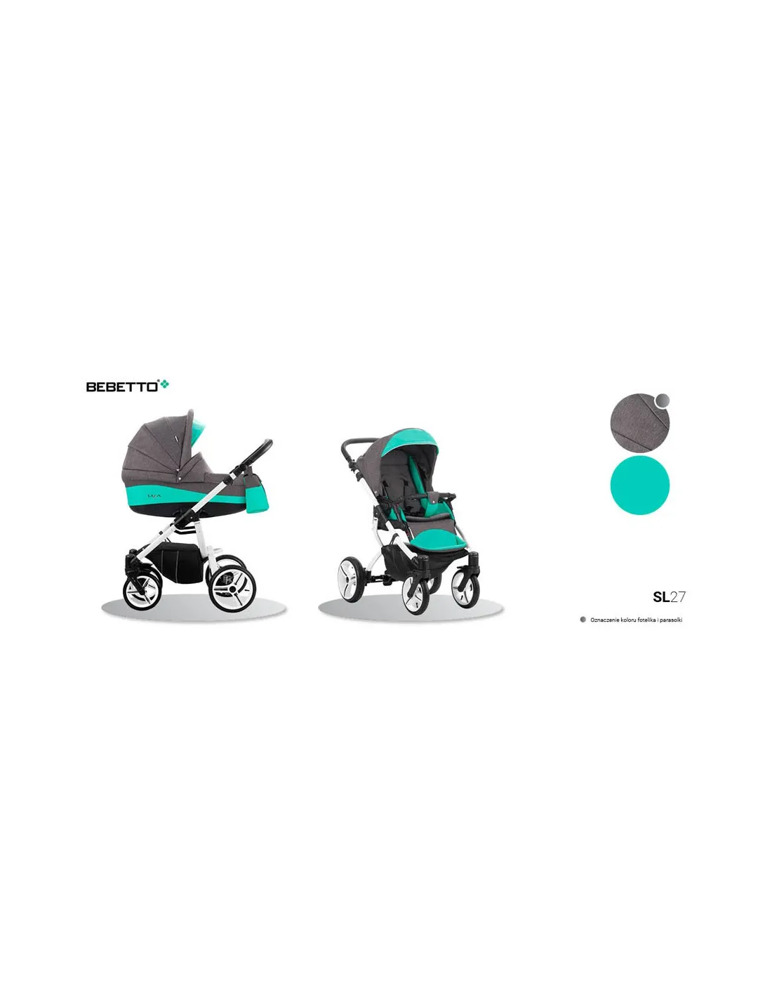 Coche de bebé duo Luca de Bebetto