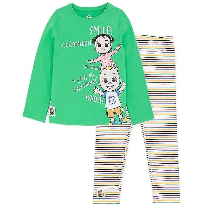 Cocomelon Childrens/Kids Musical Cece & JJ Long Pyjama Set