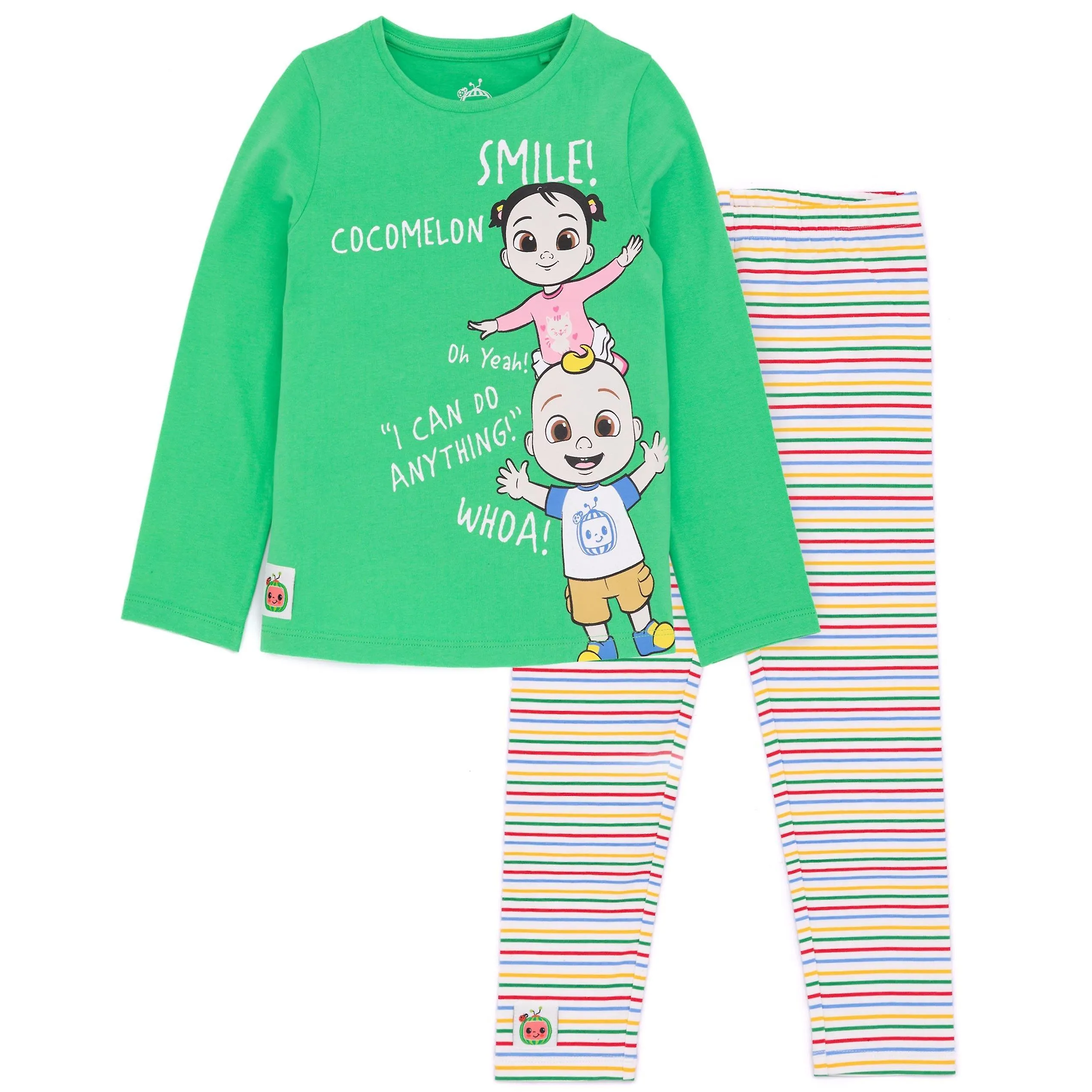 Cocomelon Childrens/Kids Musical Cece & JJ Long Pyjama Set