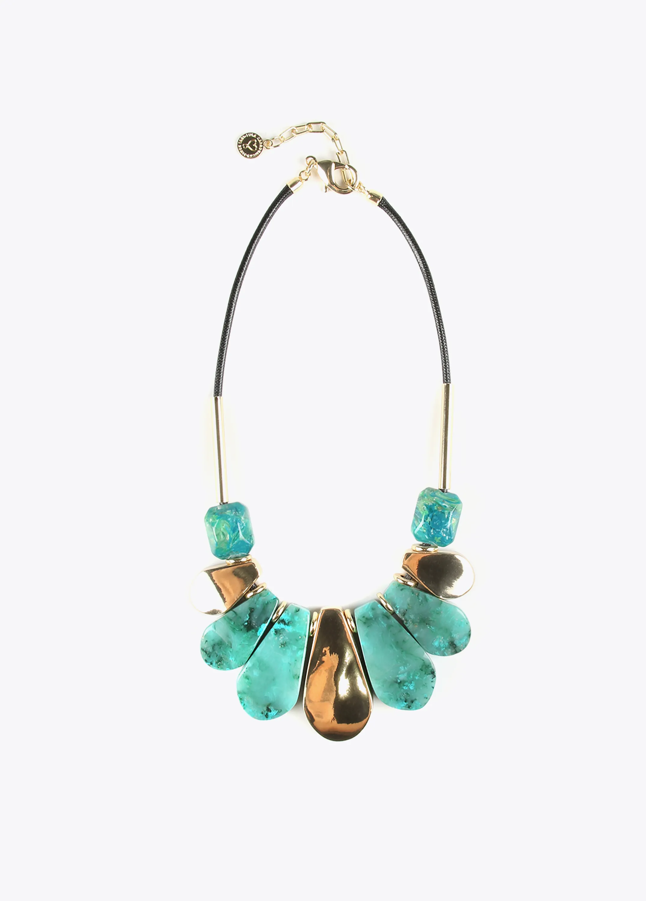 Collar babero turquesa Lola Casademunt