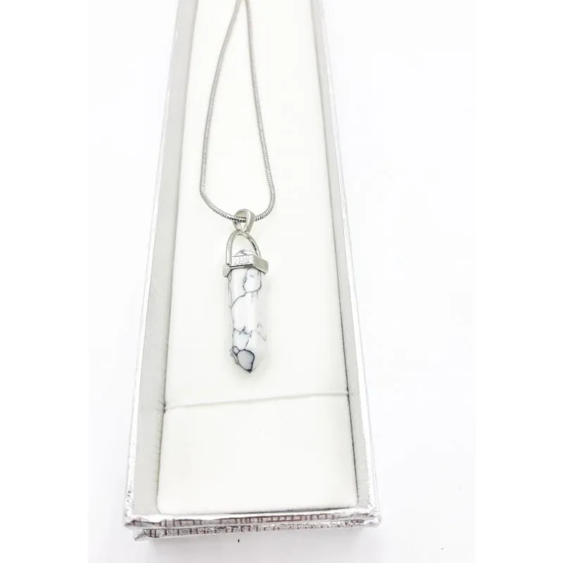 Collar Pendulo Piedra natural gema chakra