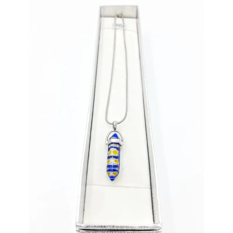 Collar Pendulo Piedra natural gema chakra