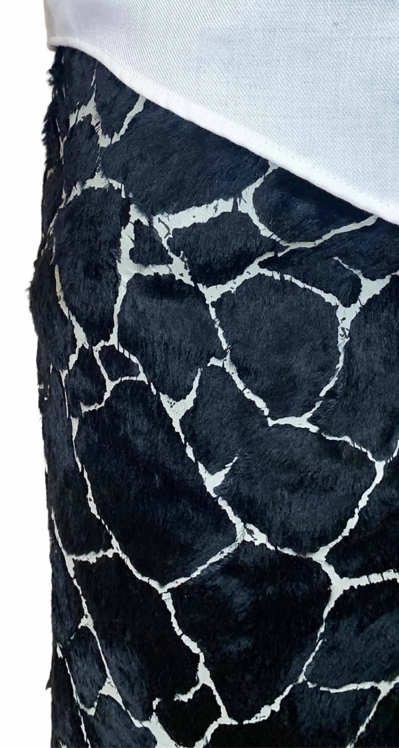 COSTUME NATIONAL Skinny Negros Craquelados