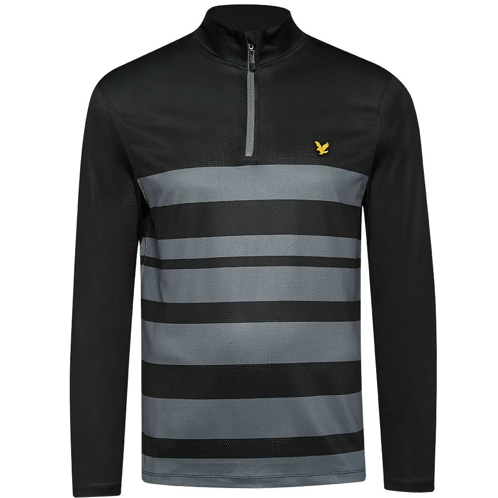 CREMALLERA DE 1/4 DE RAYAS ANCHAS DE LYLE & SCOTT HOMBRE SUDADERA ML1560G572