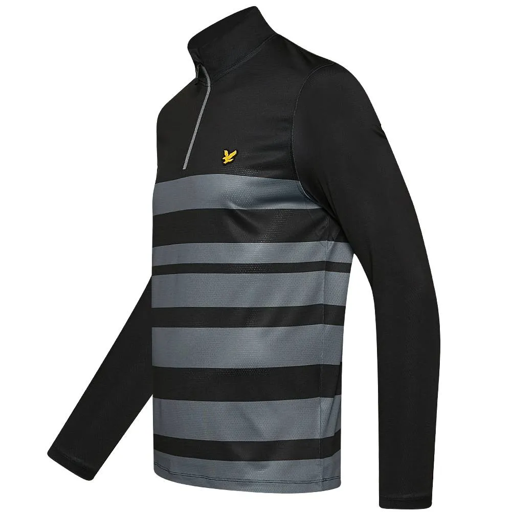 CREMALLERA DE 1/4 DE RAYAS ANCHAS DE LYLE & SCOTT HOMBRE SUDADERA ML1560G572