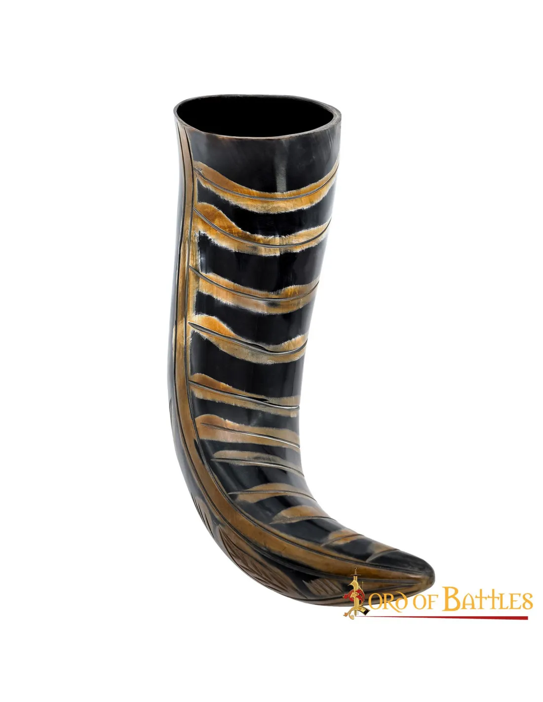 CUERNO VIKINGO CON DISEñOS GRABADOS (400500 ML.)