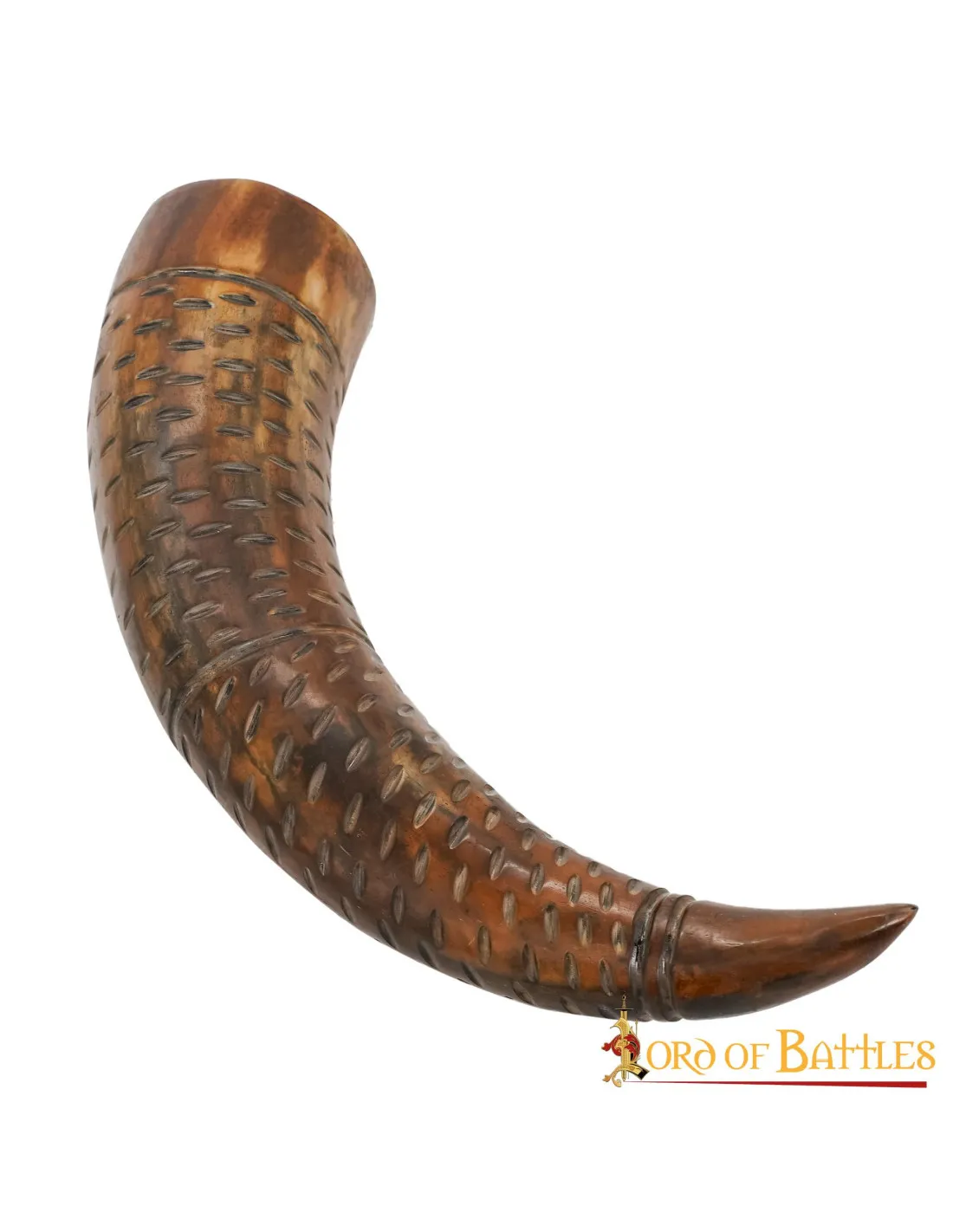CUERNO VIKINGO PARA BEBER EN ASTA DE BUEY (400500 ML.)