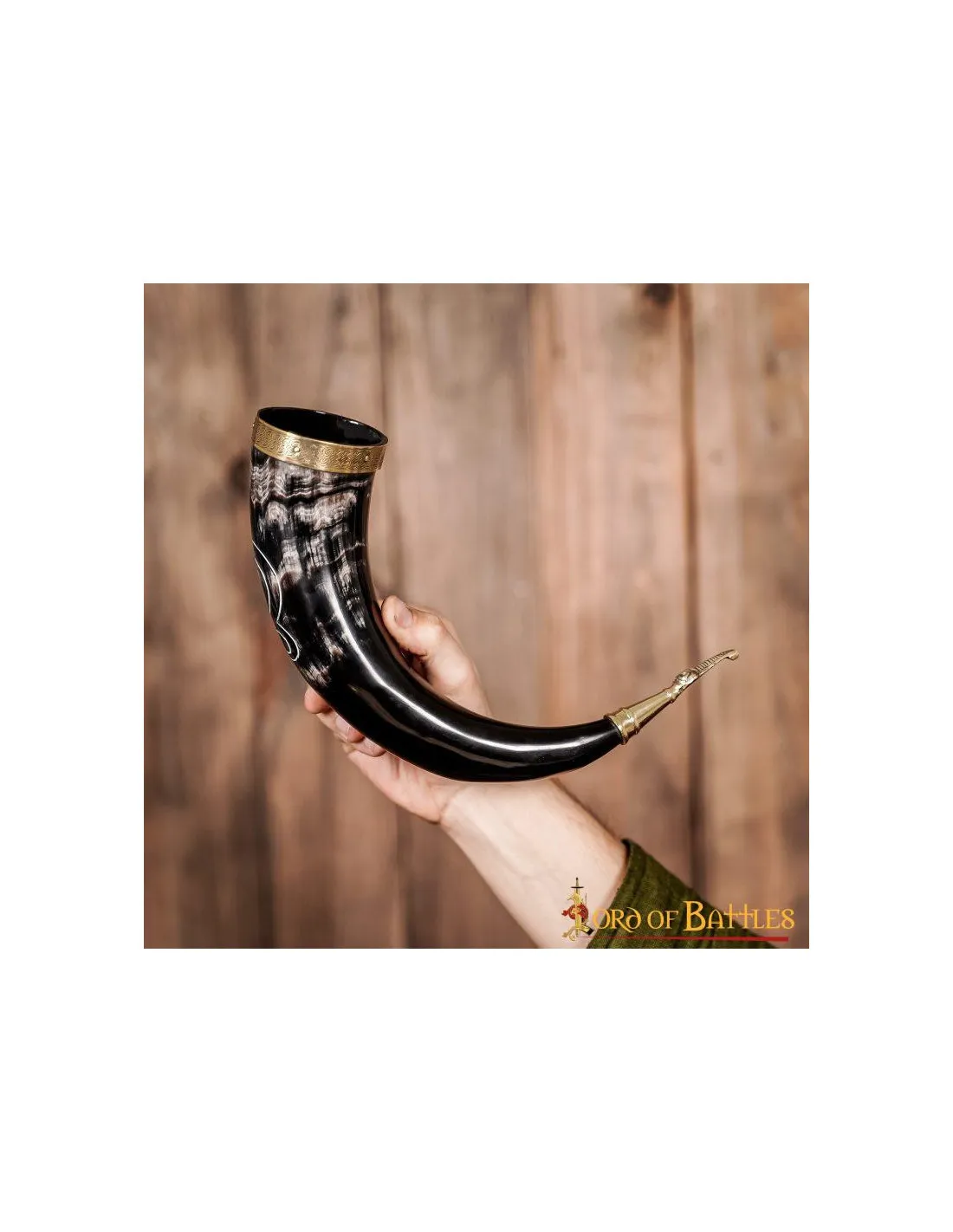 Cuerno vikingo para beber modelo Cruz Troll