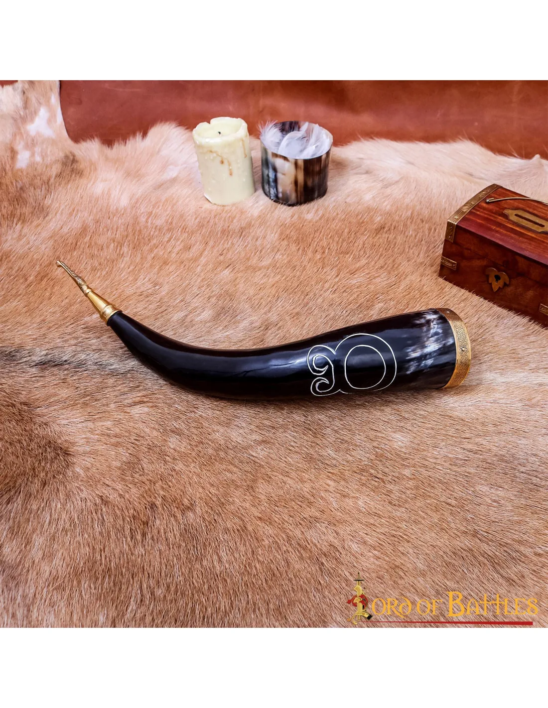 Cuerno vikingo para beber modelo Cruz Troll
