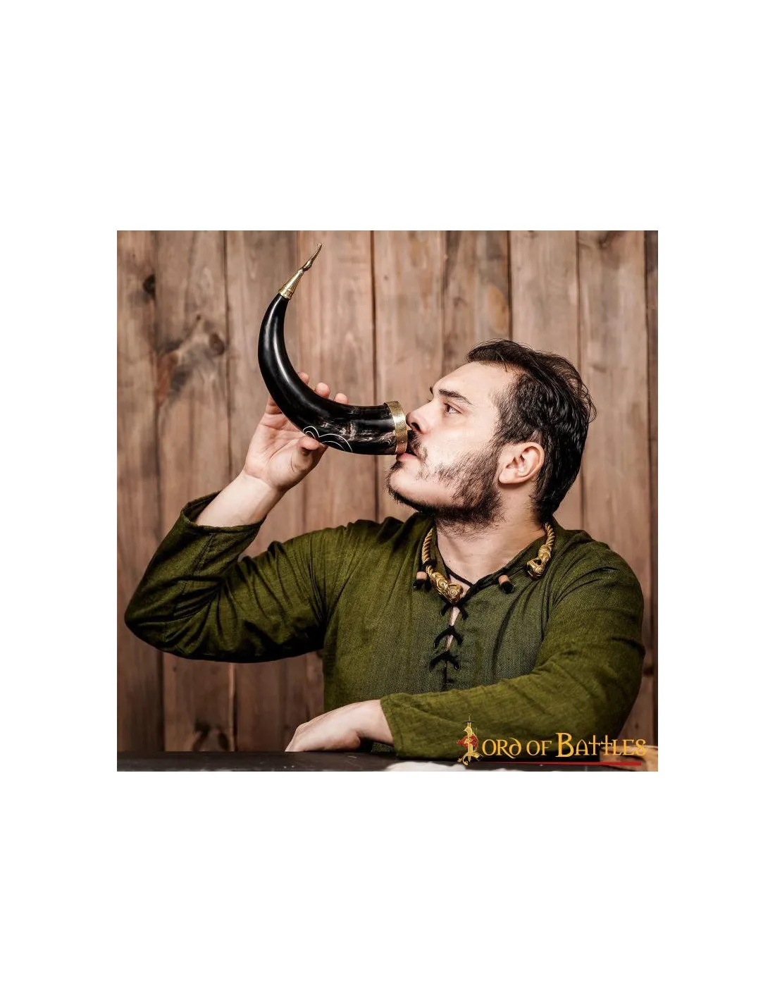 Cuerno vikingo para beber modelo Cruz Troll