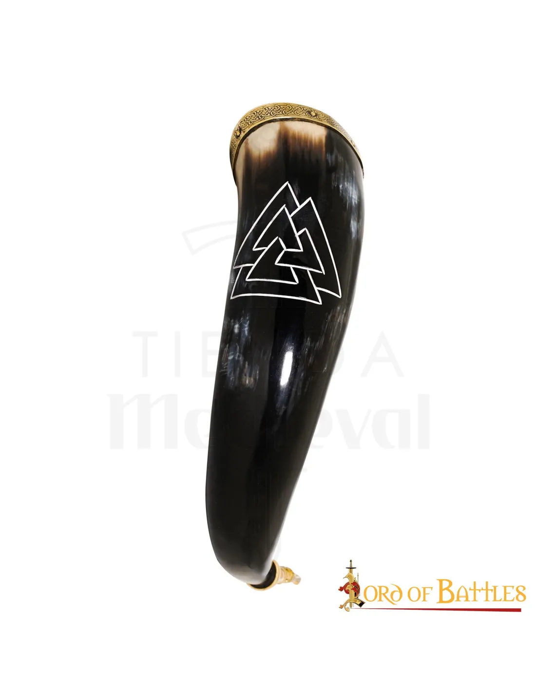 Cuerno vikingo para beber modelo Valknut