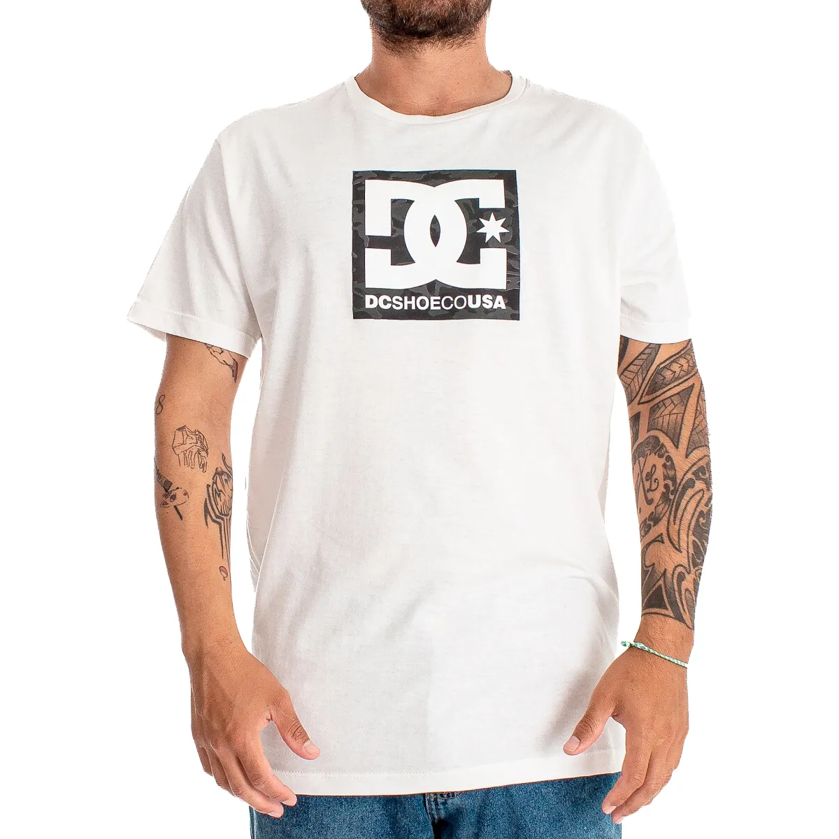 Dc Remera Mc Square Star Fill (bla) – Hombre – Cu1232102049