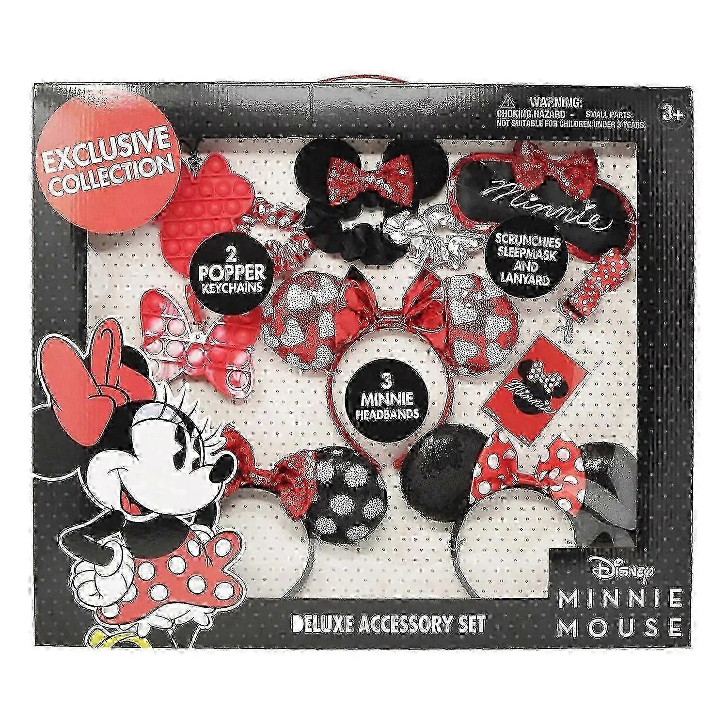Disney minnie mouse deluxe travel accessory set, 1 ea