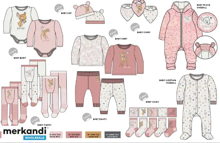 DISNEY  SET DI ABBIGLIAMENTO ABBINATO DA NEONATO  06/03/9/12/18 MESES