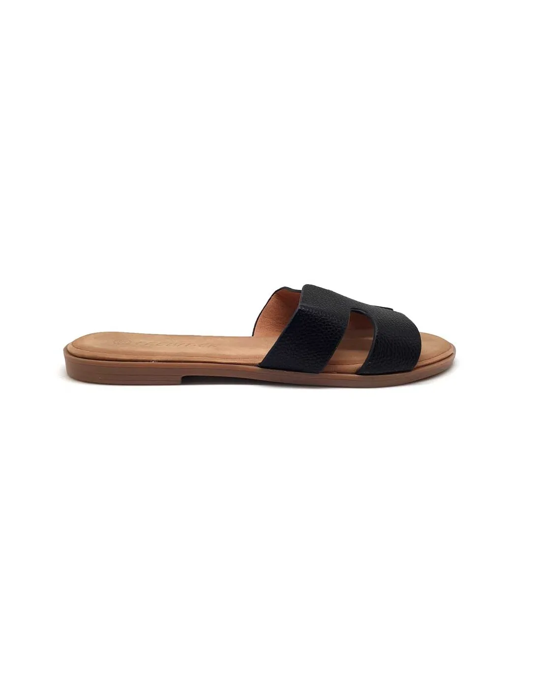 FEEBIT.ER SANDALIA PALA PLANA MUJER NEGRA MT1637 5X