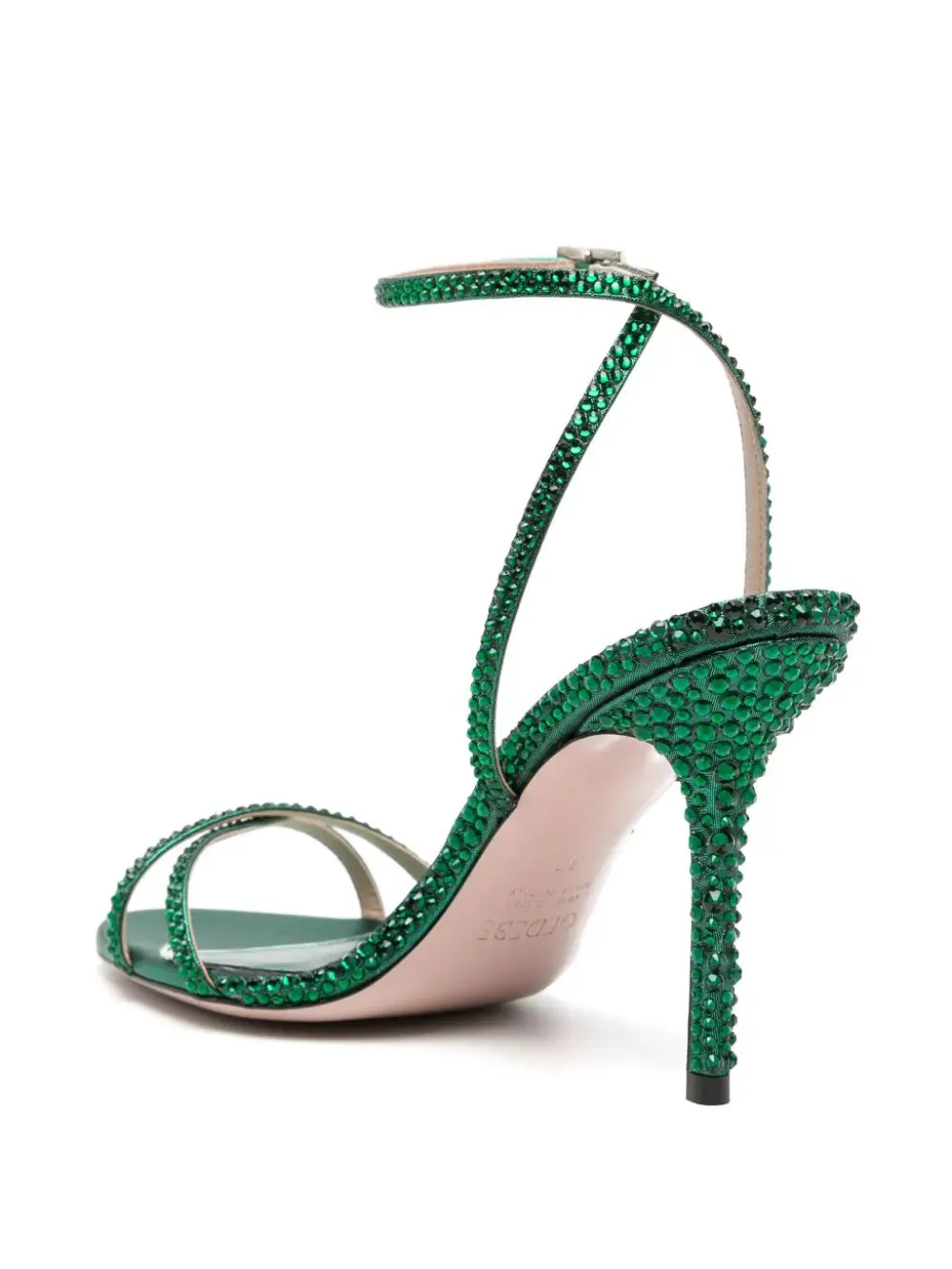 Gedebe Women Charlize 80 Lame Emerald + Crystal Emerald