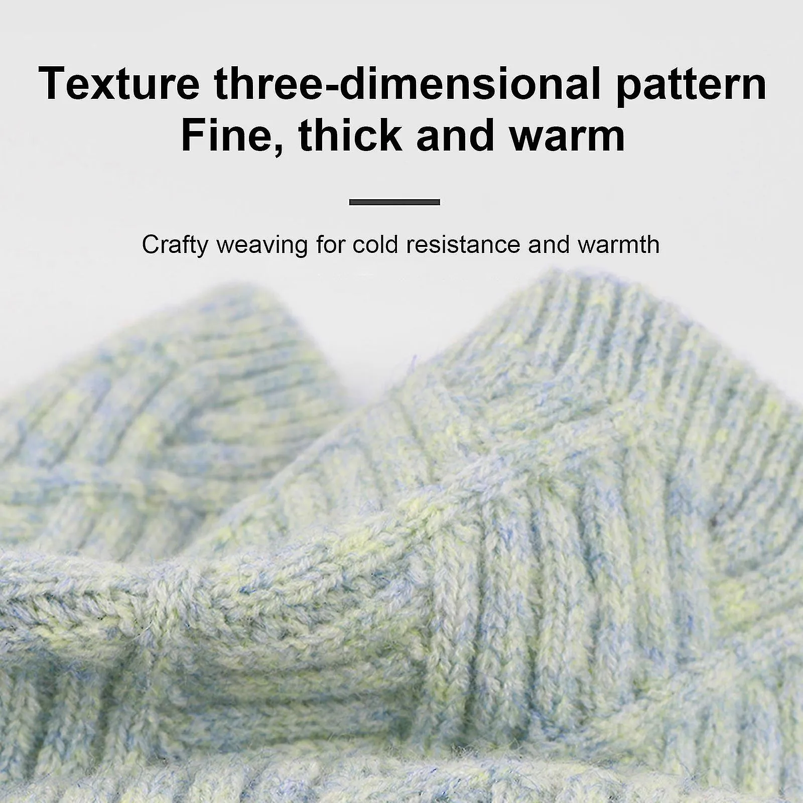 Girls Boys Children Hats Beanie Acrylic Fibres Portable Neck Warmer Gaiter Mittens Fleece Lined Set
