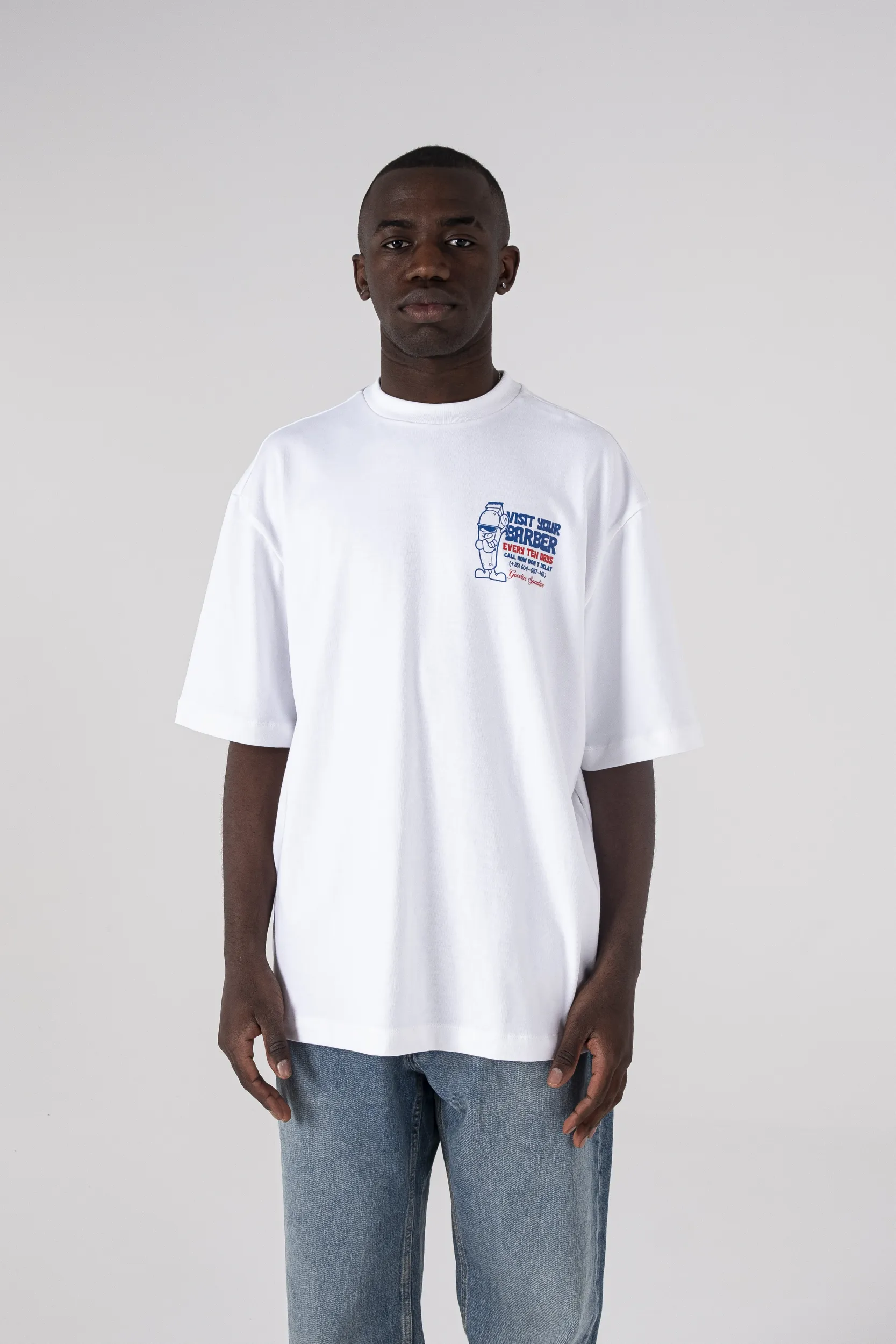 Goodies Sportive – Camiseta Barber white
