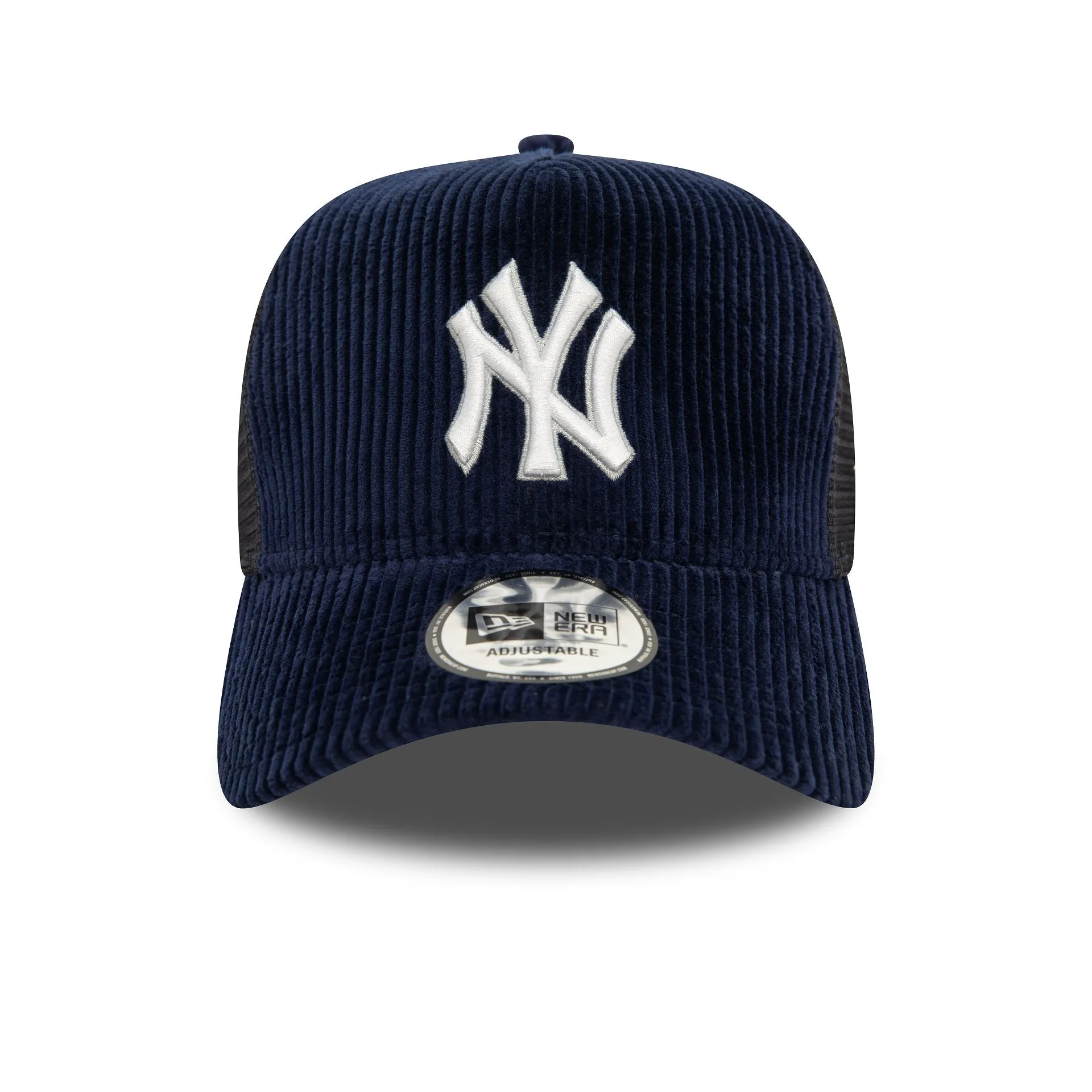 GORRA DE CAMIONERO AJUSTABLE NEW YORK YANKEES MLB CORD NAVY 9FORTY EFRAME.