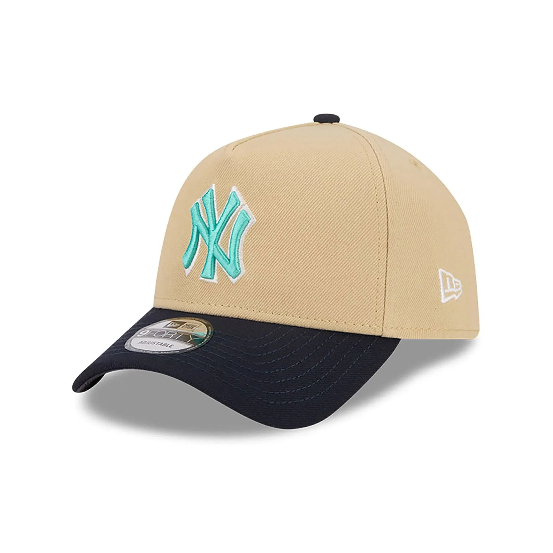 GORRA NEW YORK YANKEES CITY SIDEPATCH BEIGE 9FORTY AFRAME