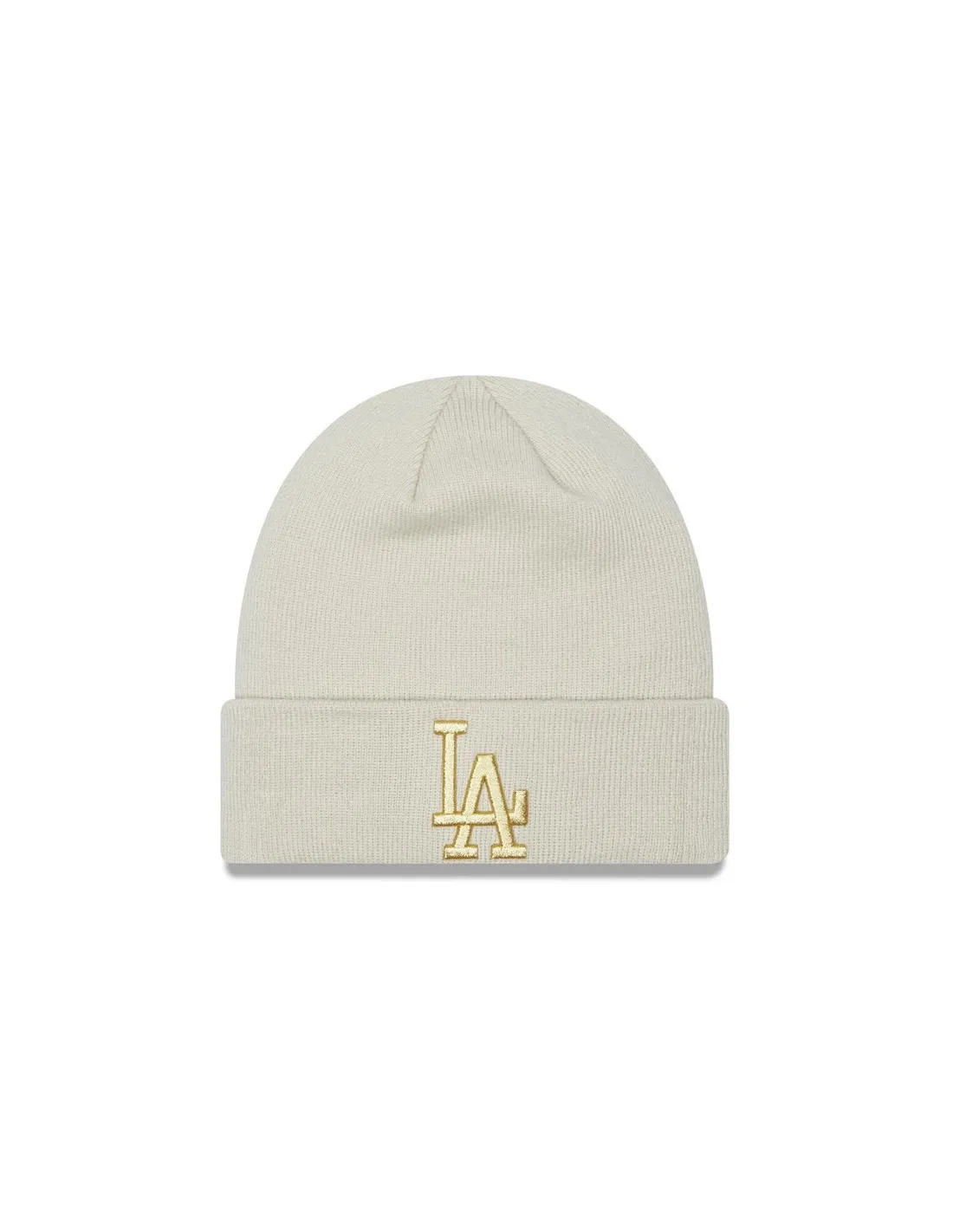 Gorro New Era Metallic Logo Los Angeles Dodgers Cuff W Grey