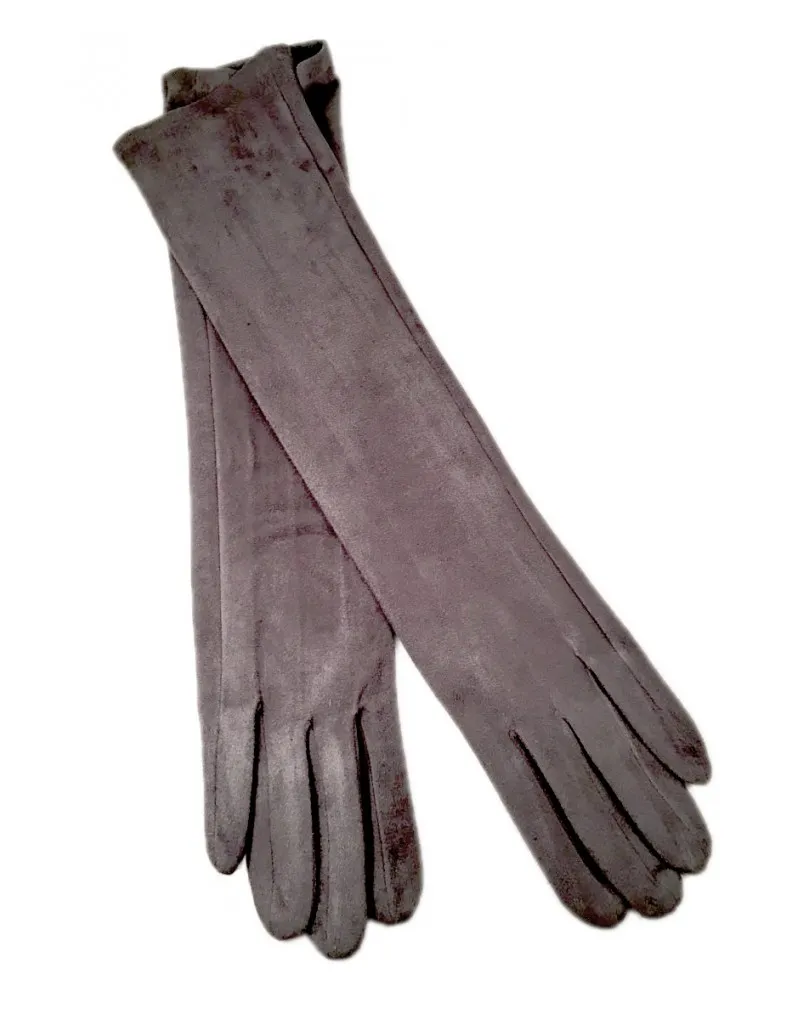 GUANTES LARGOS ANTELINA GRISES