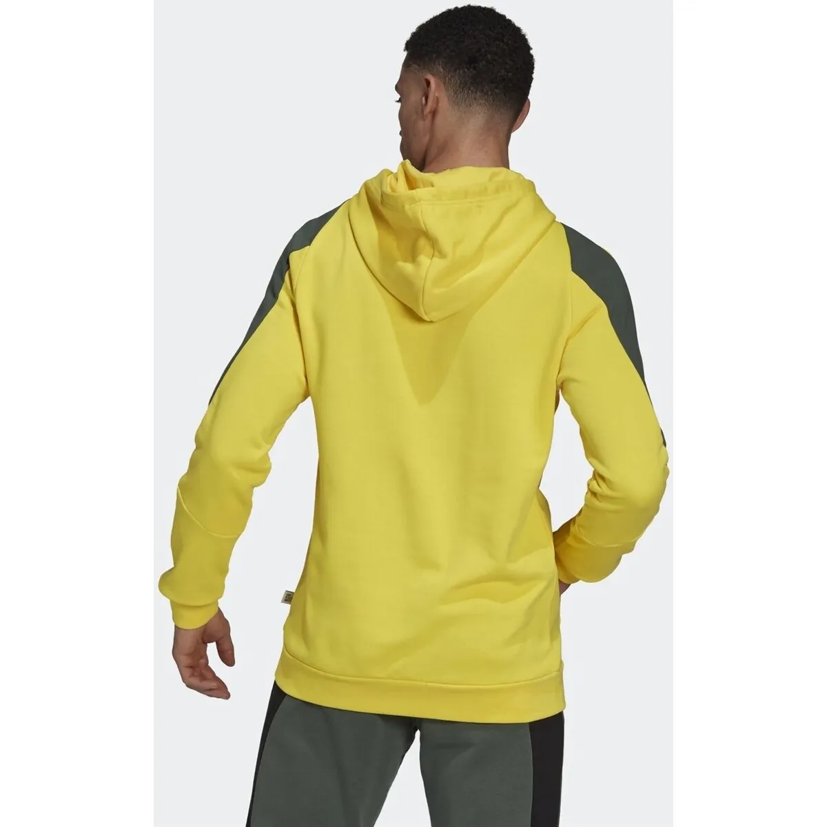 HK4541 Sudadera hombre amarillo