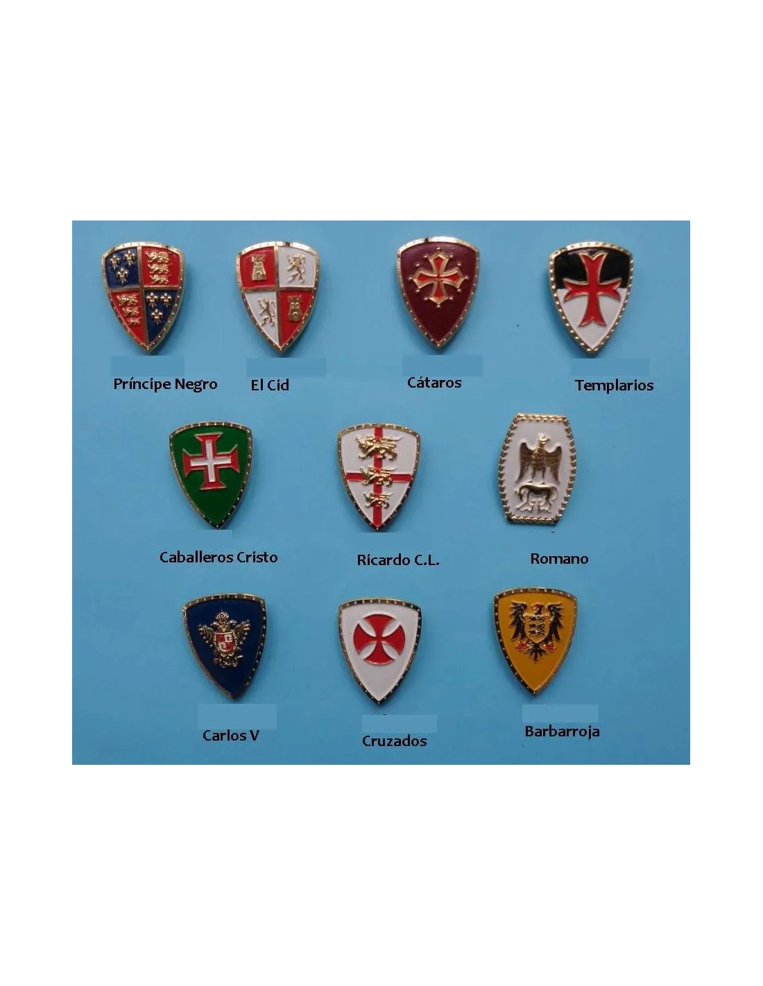 Imán Escudo Barbarroja, 5 cm.