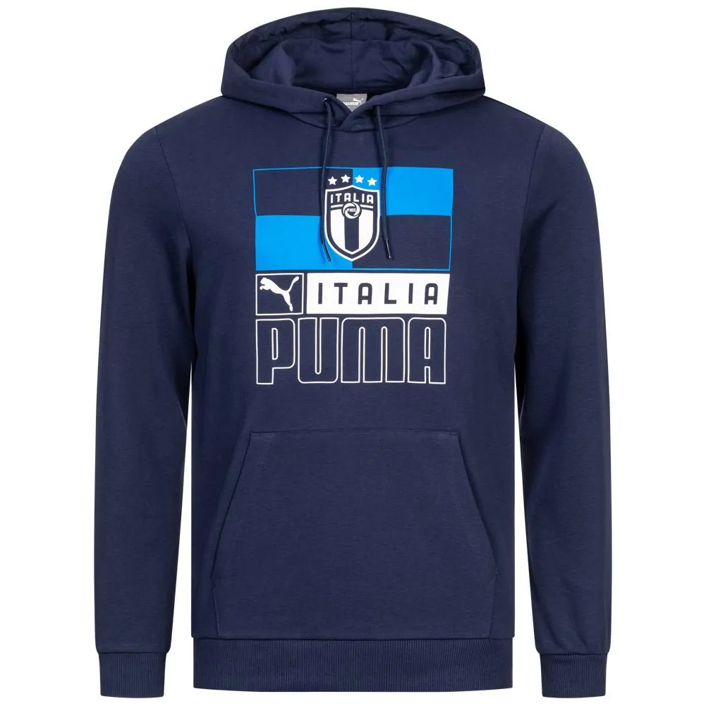ITALIA FIGC PUMA FTBLCORE HOMBRE SUDADERA CON CAPUCHA 76712609