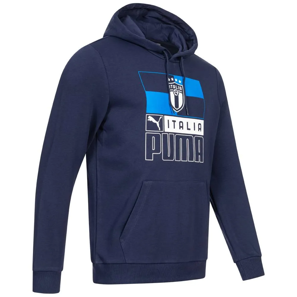 ITALIA FIGC PUMA FTBLCORE HOMBRE SUDADERA CON CAPUCHA 76712609